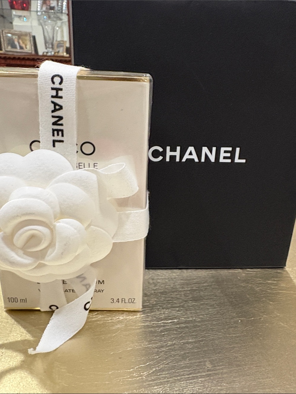 CHANEL CoCo mademoiselle eau de parfum vaporisateux spray sealed 3.4 oz ribbon